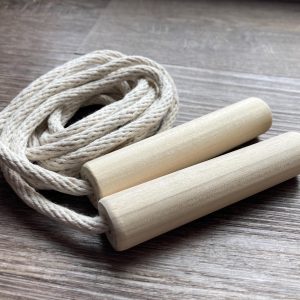 Wooden Jump Rope for Kids and Adults